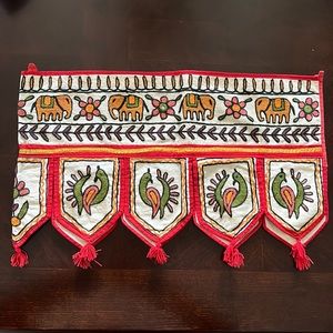 Indian toran wall hanging decoration New with out tag 37.5”